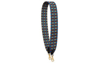 HERMES Canvas With Swift Calfskin Bag Straps Women's Pool Blue/Cookie/Red/Black