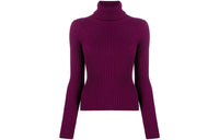 SAINT LAURENT FW21 Cashmere Sweater Women's Purple