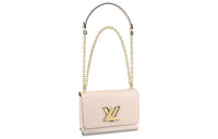 LOUIS VUITTON Twist Epi Grain Cow Leather Chain Bag Handbag, Shoulder Bag Medium Size Women's