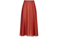 DIOR Casual Long Skirts Women's Red