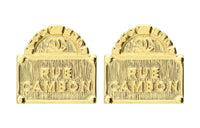 CHANEL Earrings Women's Gold
