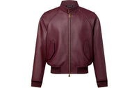 LOUIS VUITTON Epi Leather Harrington Jacket Jackets Coats Men's Red