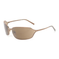 PRADA Metal Irregular Shape Sunglasses Women's Umber