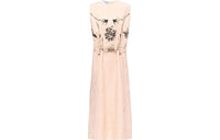 PRADA SS22 Sleeveless Dress Women's Beige