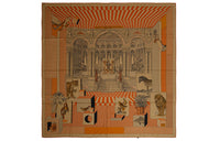 HERMES Silk Scarves Women's Brown