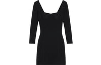 CELINE Long Sleeved Corset Dress