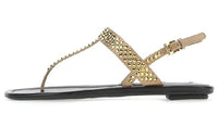 PRADA Strap Sandals Women's Gold