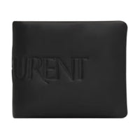 SAINT LAURENT Lambskin Wallet Men's Black