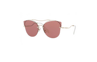 MIU MIU Irregular Shape Sunglasses Women's Pink