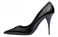 PRADA Cone Heel High Heels Women's Black