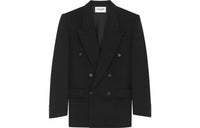 SAINT LAURENT FW23 Business Suits Coats Women's Black