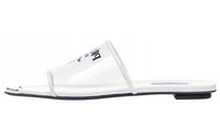 PRADA Quiet Slip Resistant Slide Slippers Women's White