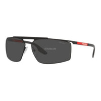 PRADA Irregular Shape Sunglasses Men's Black