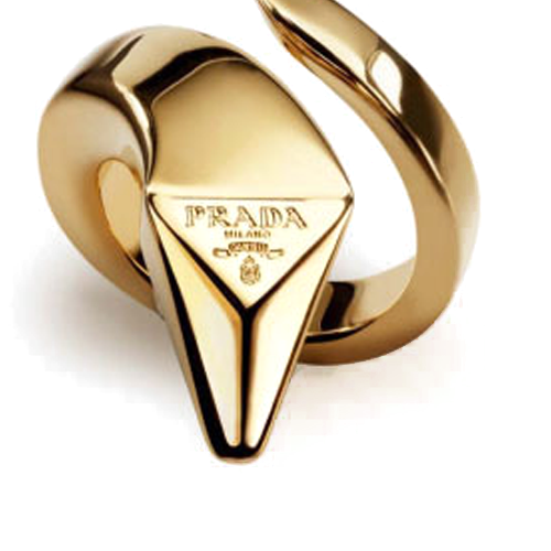 PRADA 18K Gold Rings Women's Gold