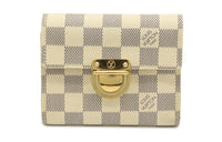 LOUIS VUITTON PVC Wallet Unisex Beige