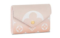 LOUIS VUITTON Victorine Wallet Gradient Pastel Mist Gray