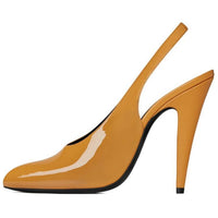 SAINT LAURENT Cone Heel High Heels Women's Yellow