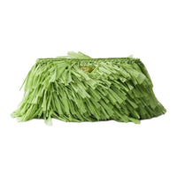 PRADA Viscose Shoulder Bag Medium Size Women's Grass Green