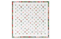 LOUIS VUITTON Garden Mulberry Silk Scarves Women's
