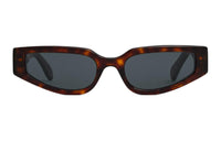 CELINE Irregular Shape Sunglasses Women's Tortoiseshell