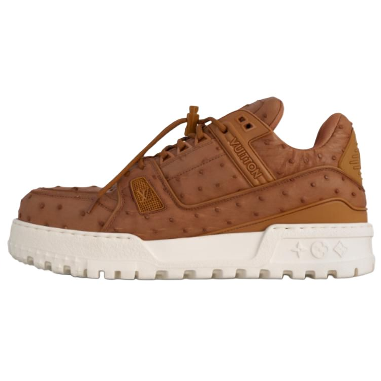 LOUIS VUITTON Trainer 2025 Spring Summer Men's Collection Low Top Skateboard Shoes Men's Brown