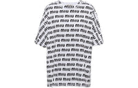 MIU MIU SS23 Drop Shoulder Sleeve T Shirt Women's White