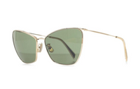 CELINE Metal Butterfly Sunglasses Women's Gold