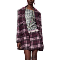 CHANEL 24 New Fall And Winter Arrivals Jackets Coats Women's Purple Pink