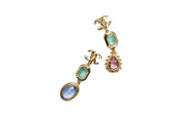 CHANEL Hoop Earrings Women's Gold