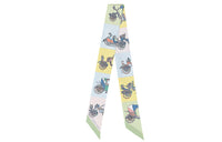 HERMES Silk Scarves Women's Yellow