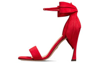 DIOR MLLE Strap Sandals 10.5cm Women's Red