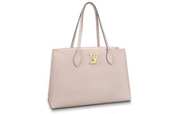 LOUIS VUITTON LockMe Calfskin Handbag Women's Umber