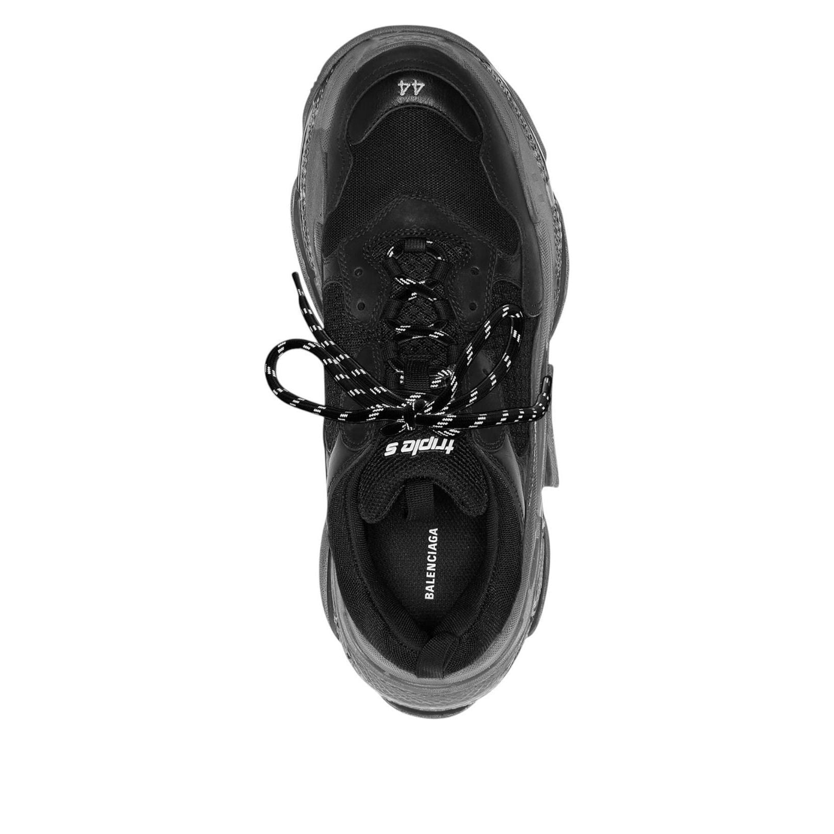 Balenciaga Triple S Clear Sole 'Black' 541624W2FB11000