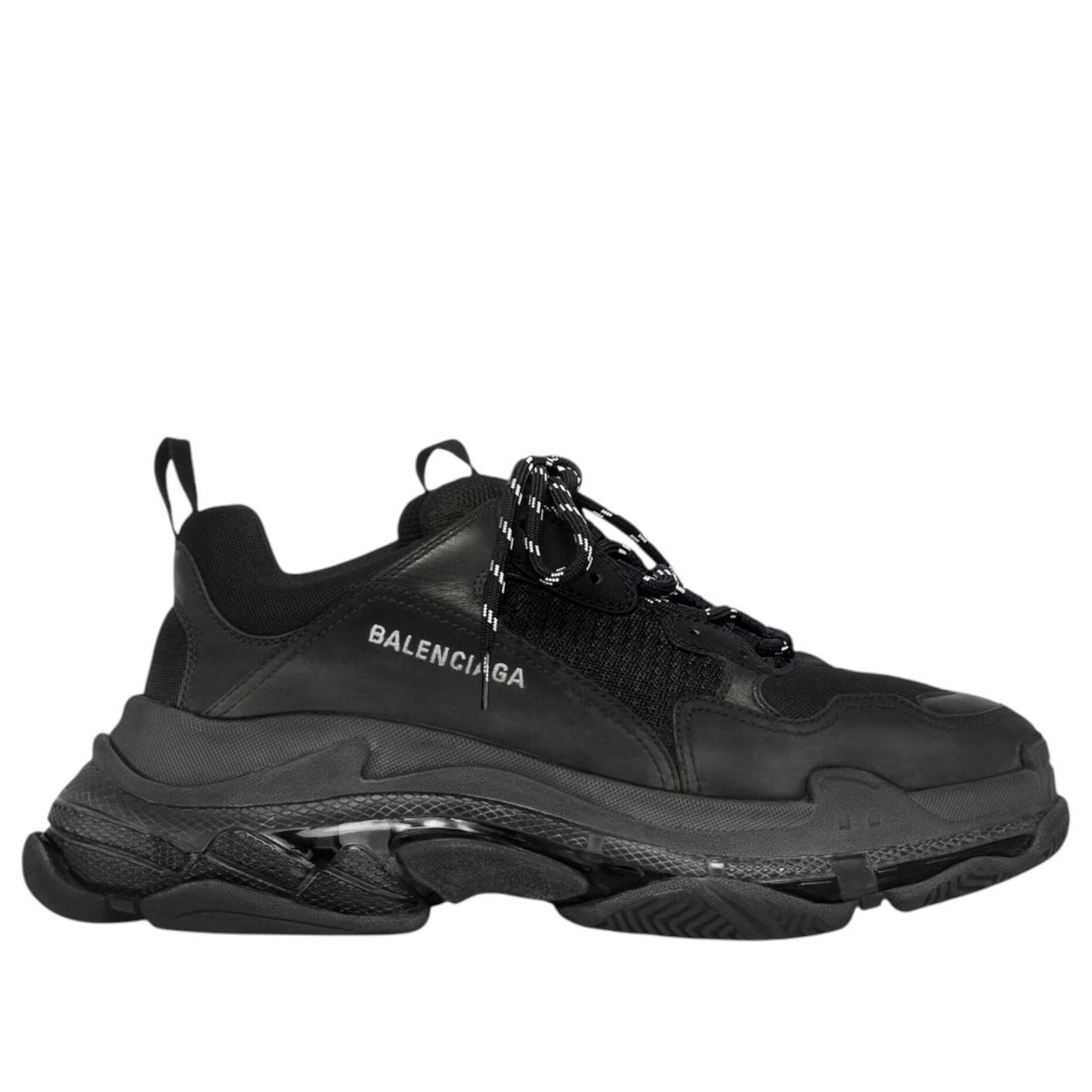 Balenciaga Triple S Clear Sole 'Black' 541624W2FB11000