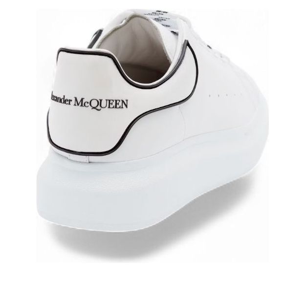 Alexander McQueen Oversized Sneaker 'New Tech Calf White Black' 625156-WIEEQ-9074