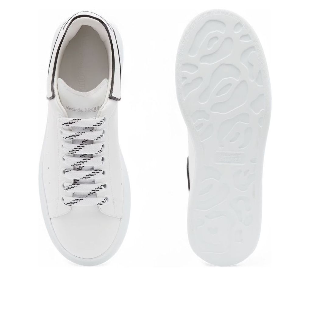 Alexander McQueen Oversized Sneaker 'New Tech Calf White Black' 625156-WIEEQ-9074