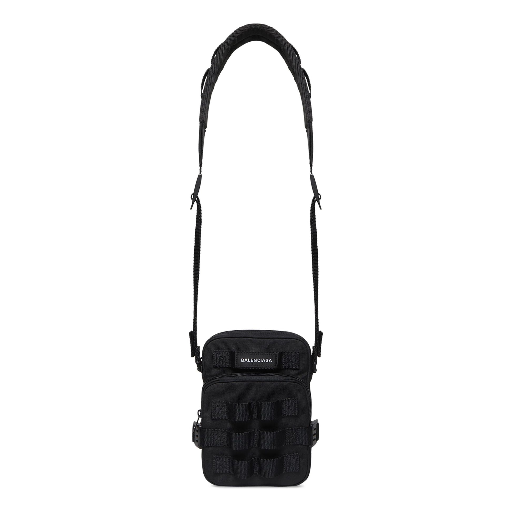Balenciaga Army Crossbody Messenger Bag 'Black' 7158522BKPI1000