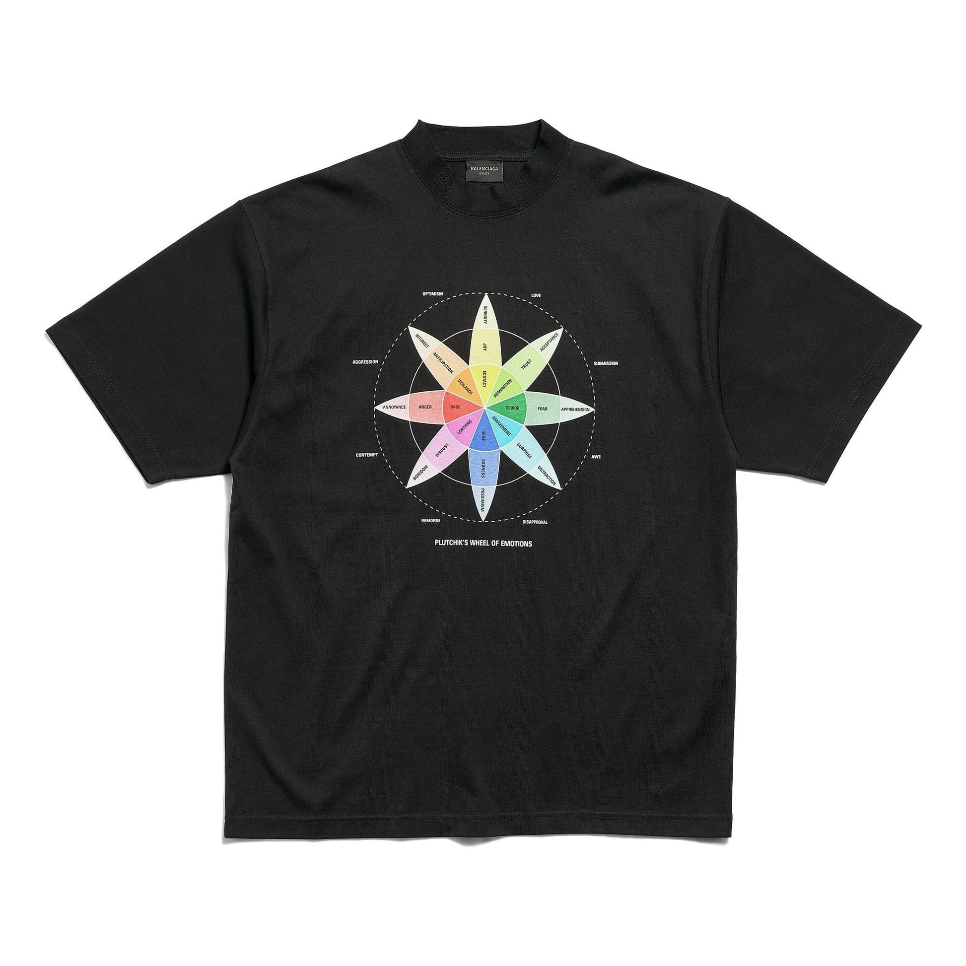 (WMNS) Balenciaga How Do You Feel T-shirt Medium Fit 'Black' 764235TQVS31055