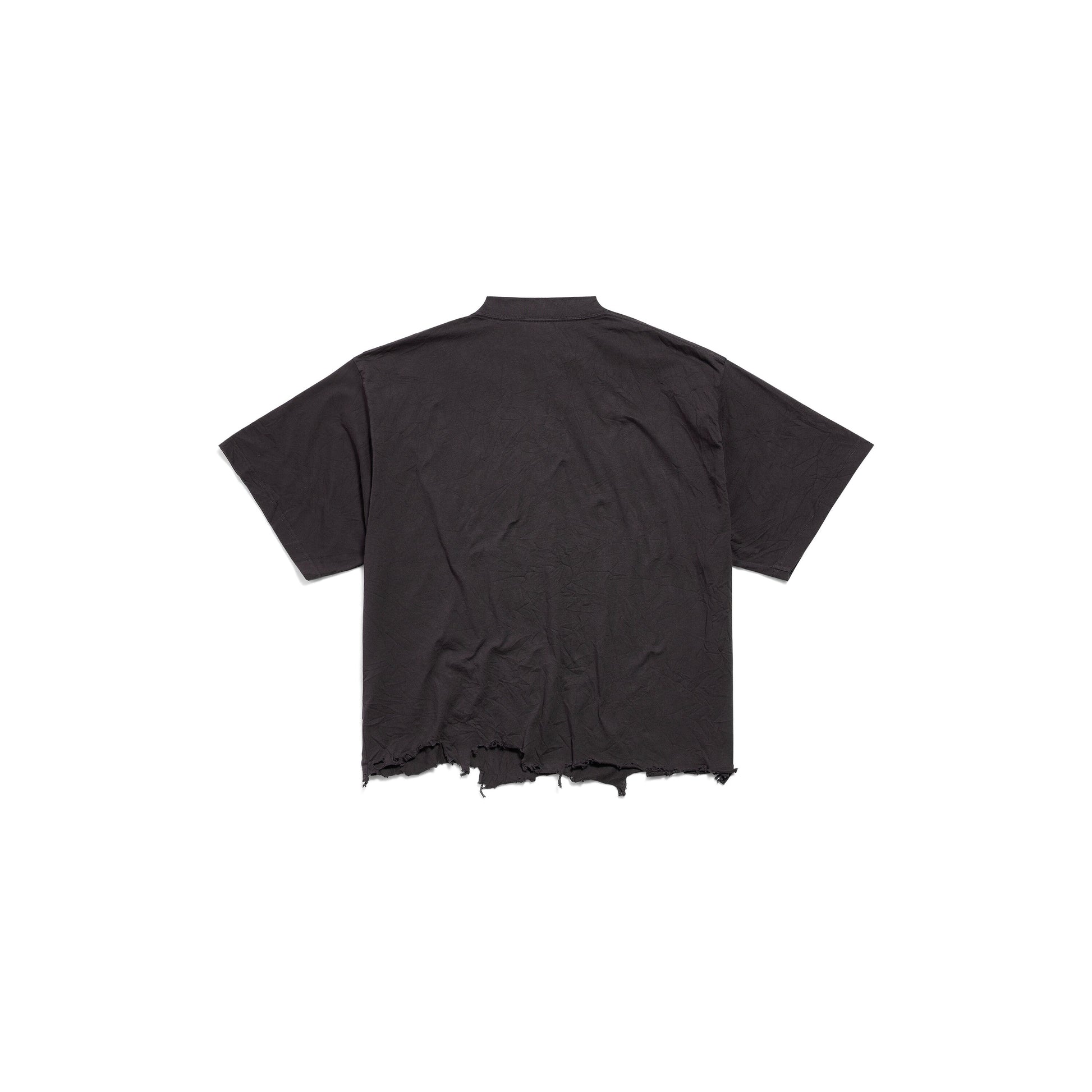 (WMNS) Balenciaga Loop Sports Icon Cropped T-Shirt 'Black' 783399TRVC23521