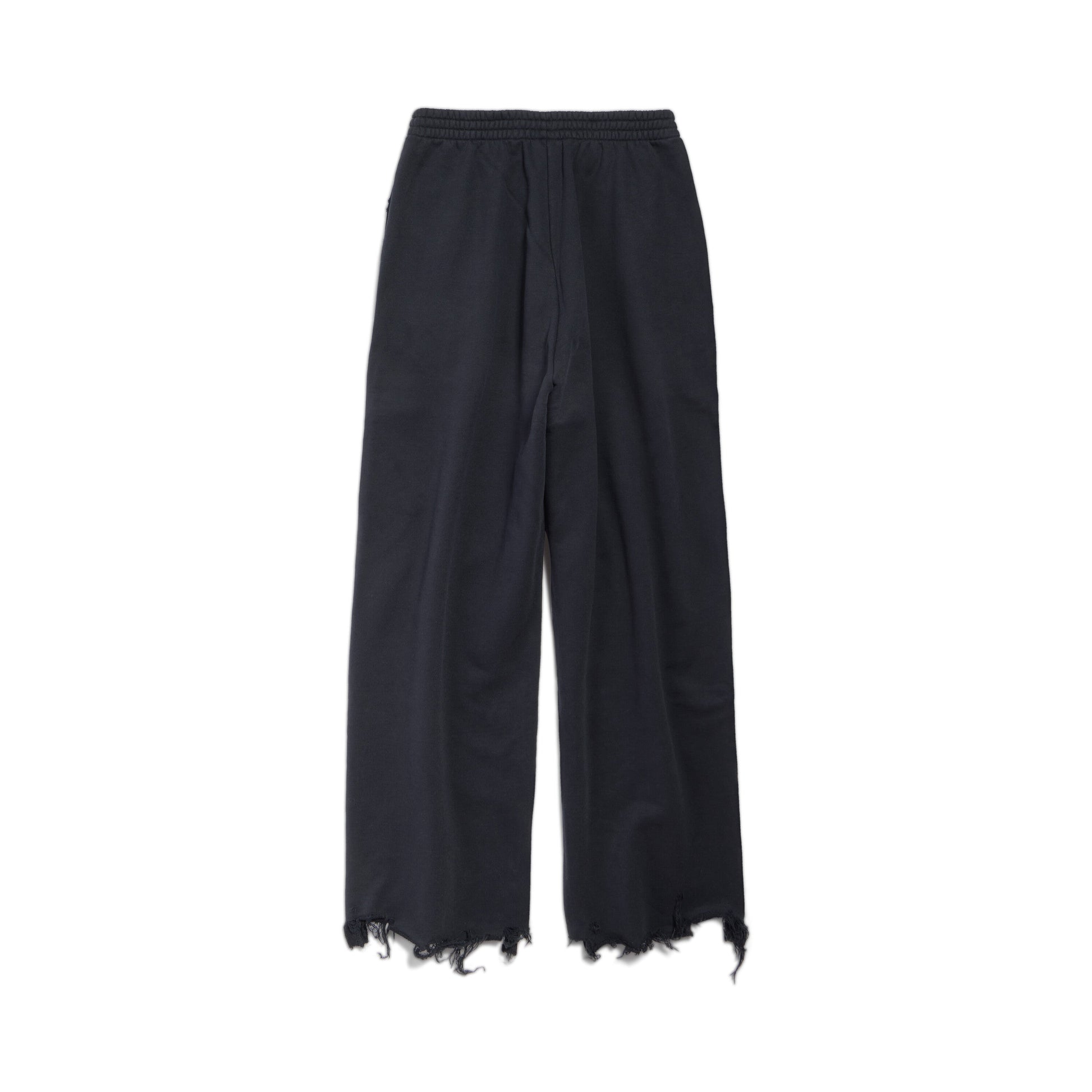 (WMNS) Balenciaga Unity Sports Icon Cropped Sweatpants 'Black White' 783401TQVB21569