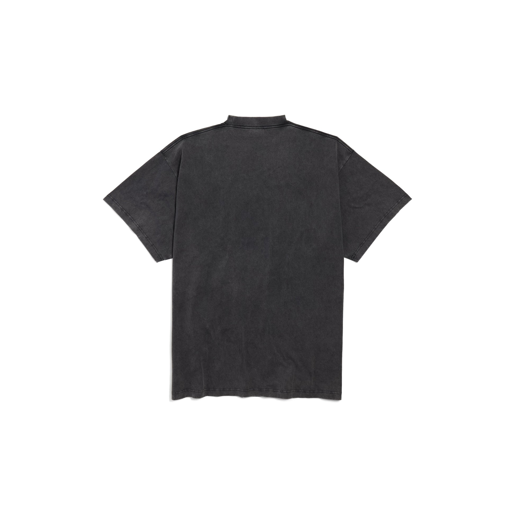 (WMNS) Balenciaga Montaigne T-shirt Oversized 'Black Faded' 787349TRVN31048