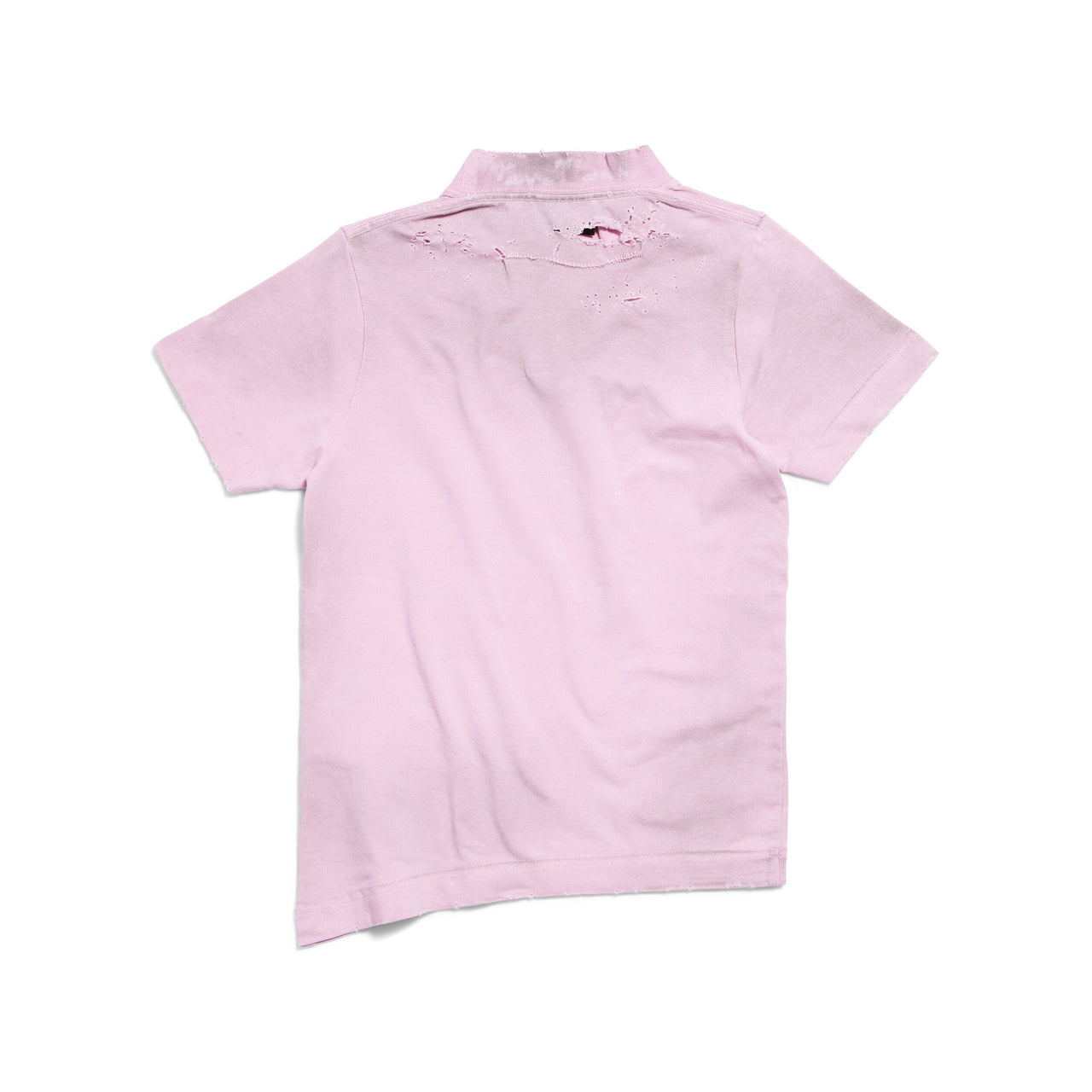 (WMNS) Balenciaga Gothic Type Shrunk T-Shirt 'Light Pink' 788246TQVJ55708