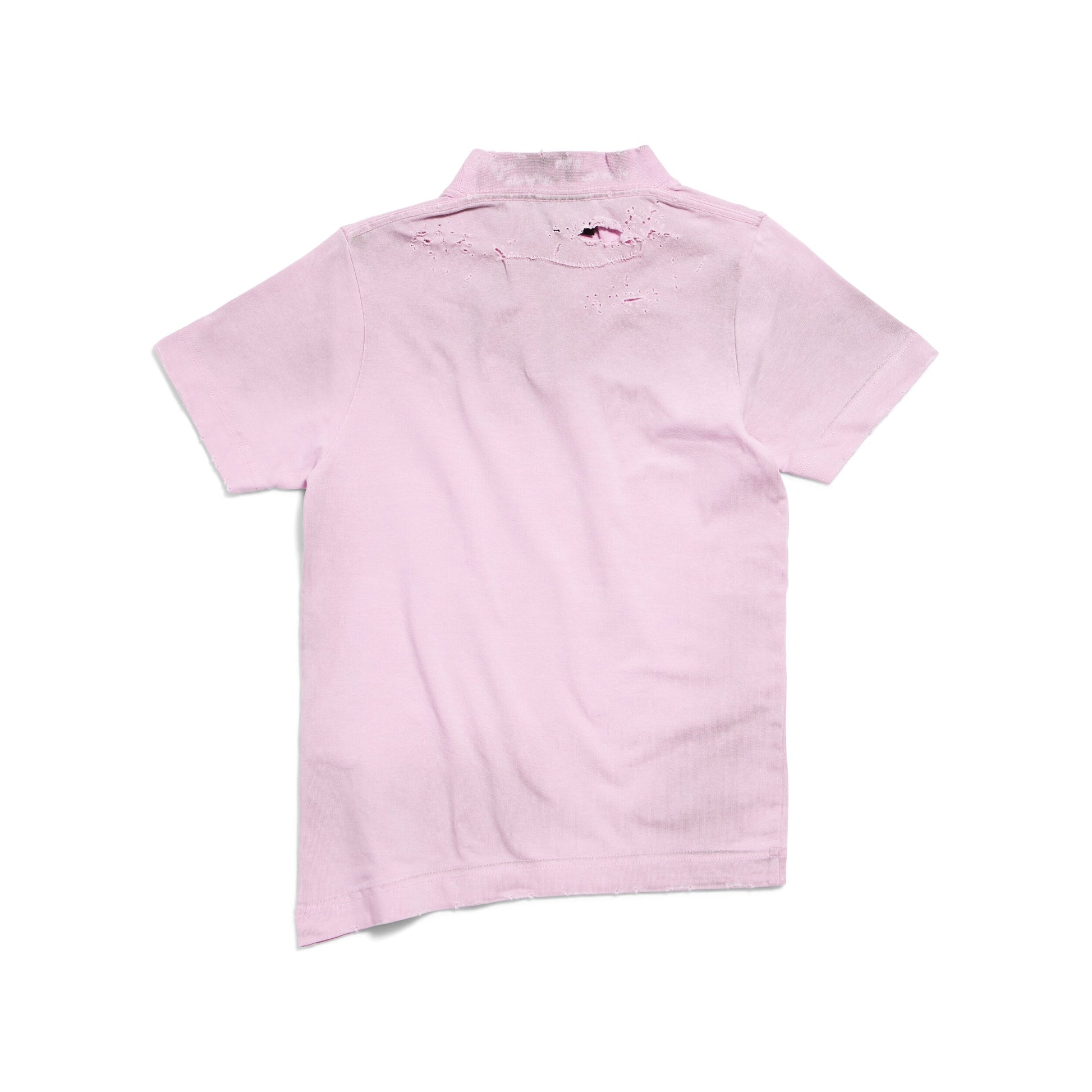 (WMNS) Balenciaga Gothic Type Shrunk T-Shirt 'Light Pink' 788246TQVJ55708