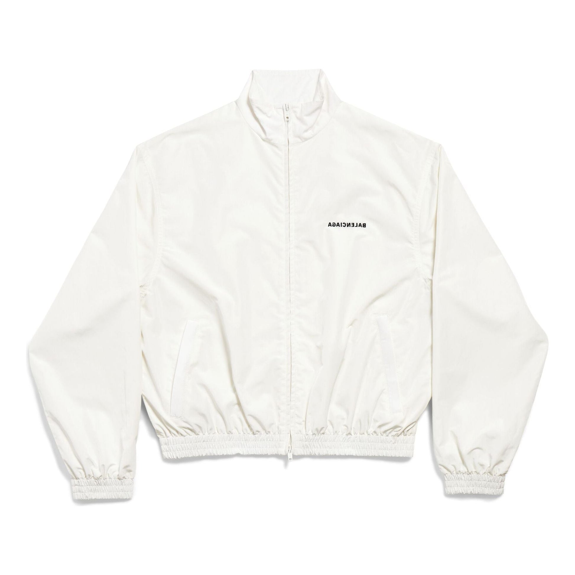 (WMNS) Balenciaga Mirror Balenciaga Regular Tracksuit Jacket 'White' 790745TPQ389000