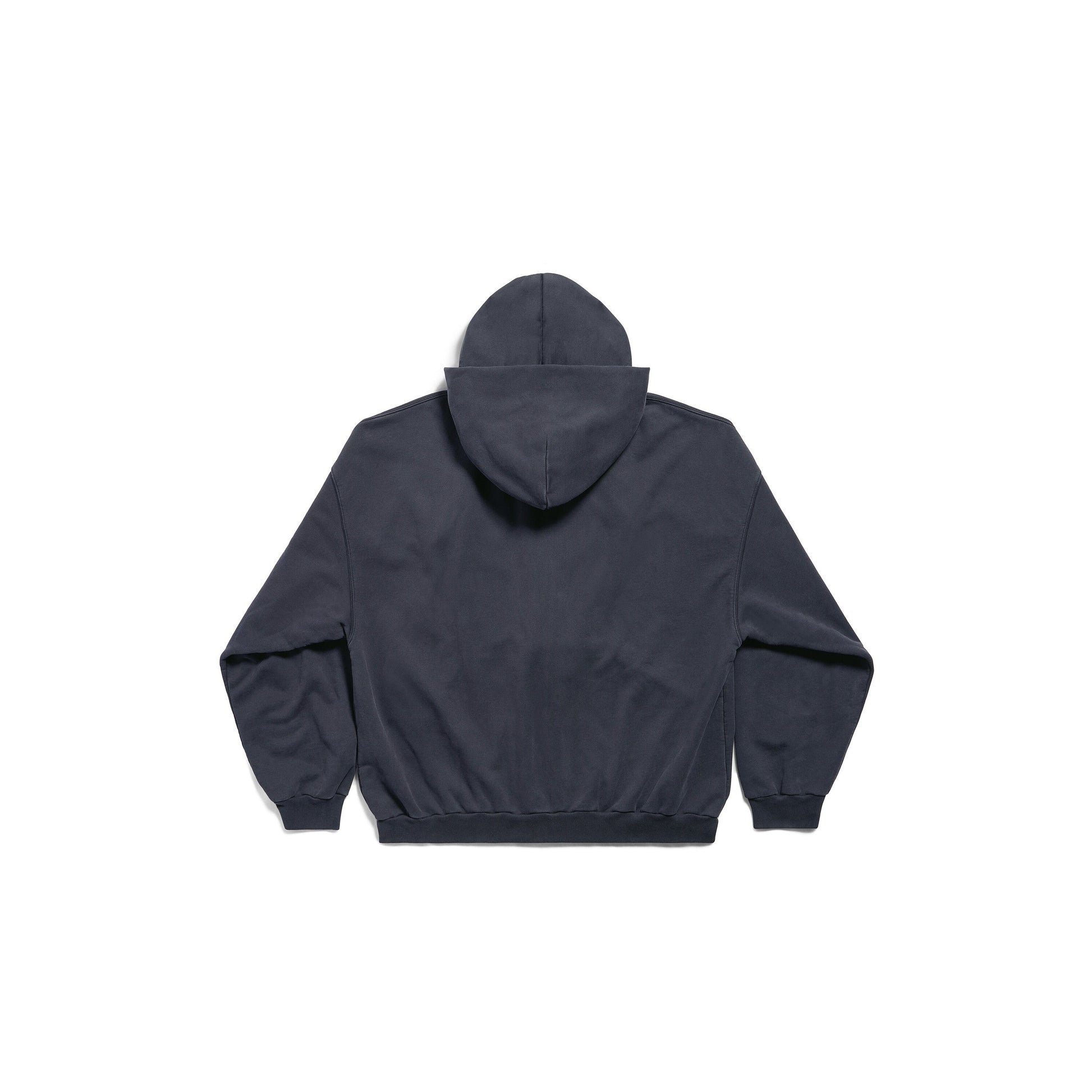 (WMNS) Balenciaga Unity Sports Icon Incognito Zip-up Hoodie Oversized 'Black' 794030TQVB24372