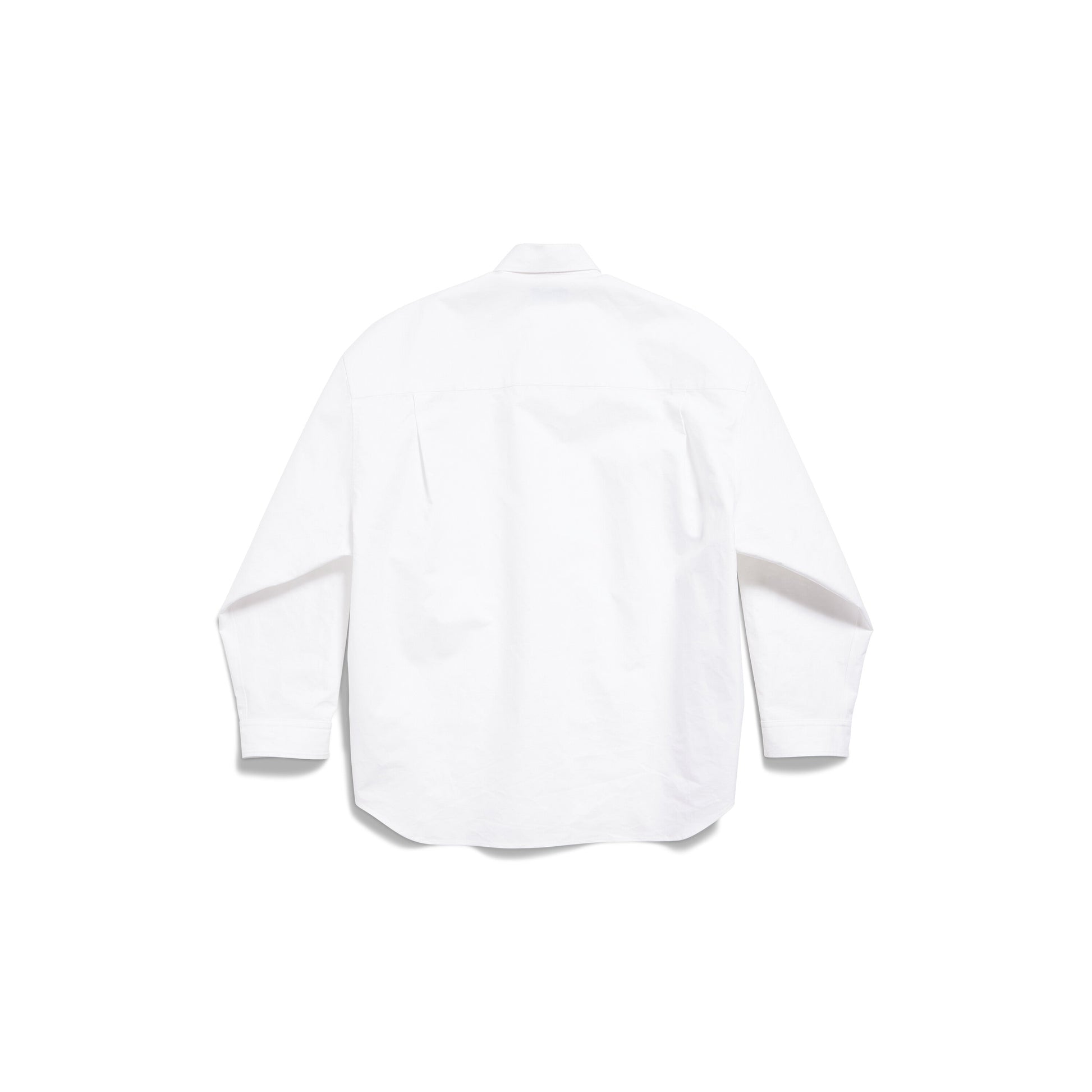 (WMNS) Balenciaga Outerwear Shirt Large Fit 'White' 794462TQM309140