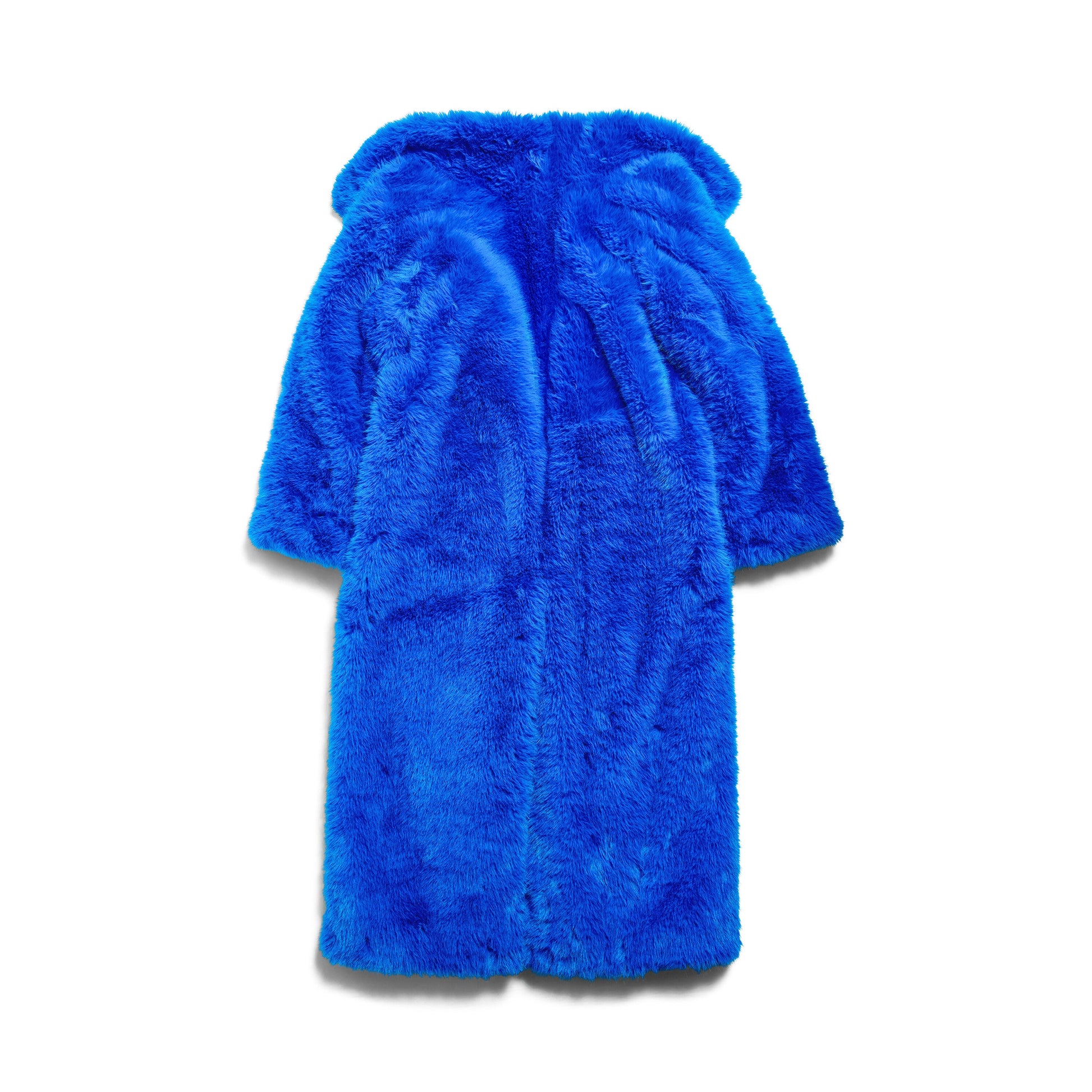 (WMNS) Balenciaga Off Shoulder Coat 'Royal Blue' 794648TPQ234210