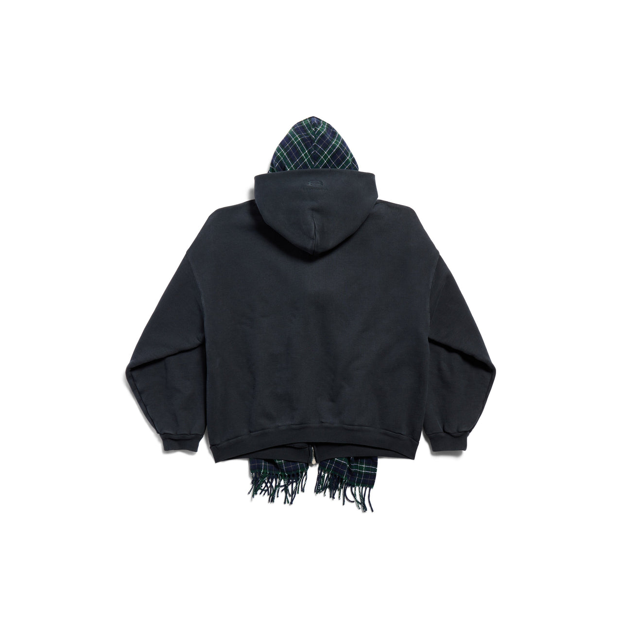 Balenciaga Unity Sports Icon Scarf Full Zip Hoodie Oversized 'Dark Blue' 794747TQVM24021