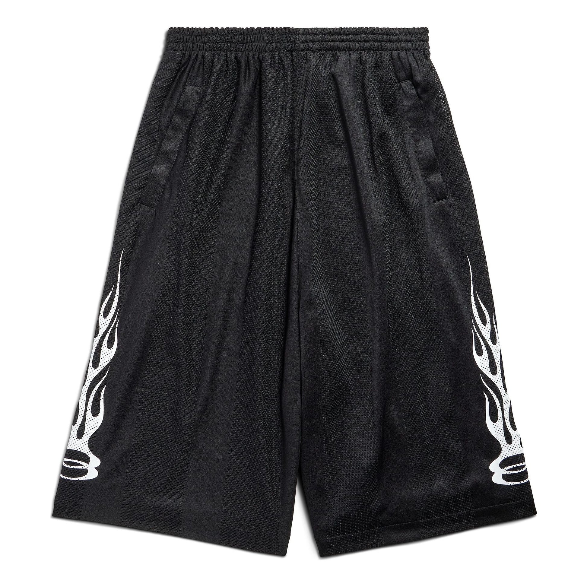 Balenciaga Burning Unity Baggy Shorts 'Black' 794851TQV381000
