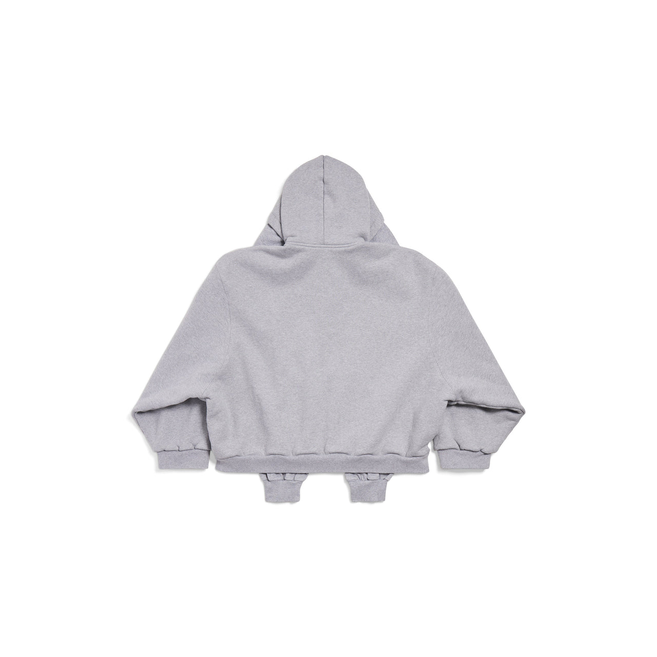 Balenciaga Incognito Boxy Zip-up Hoodie Large Fit 'Grey' 799463TQVX11300